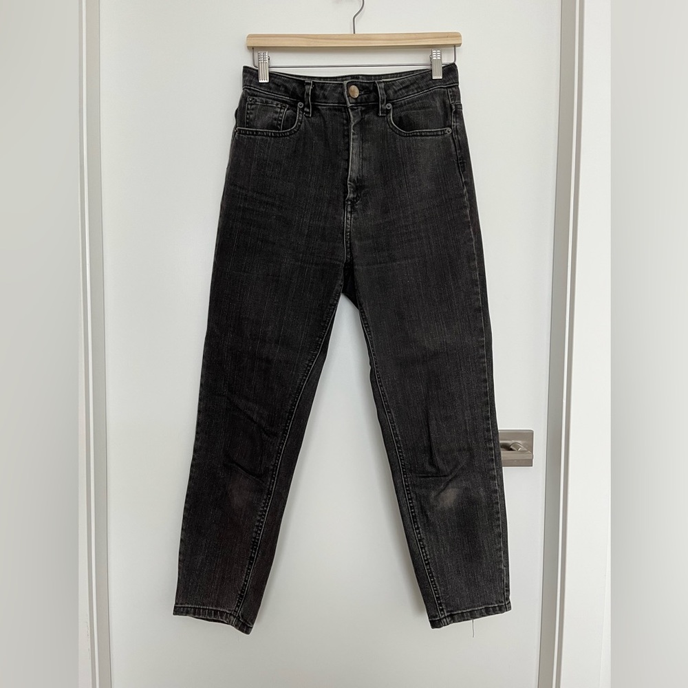 ASOS Mom Jeans, washed black